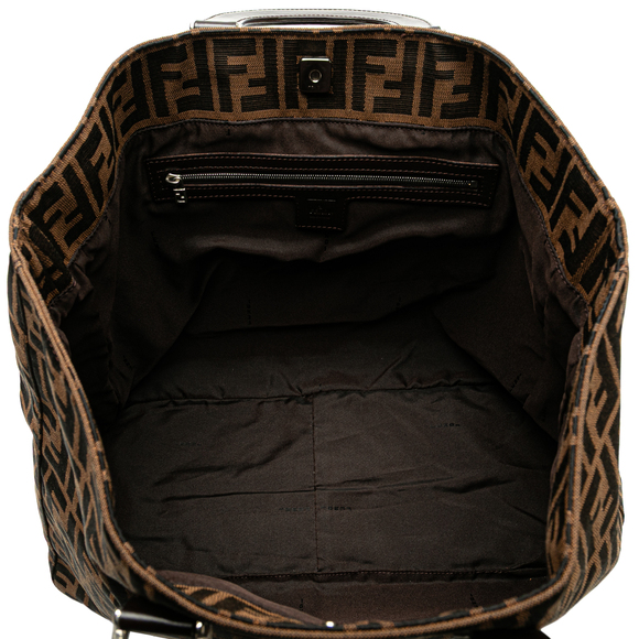 Pre-Loved Fendi Large Zucca Canvas Twins Tote - Picture 4 of 11